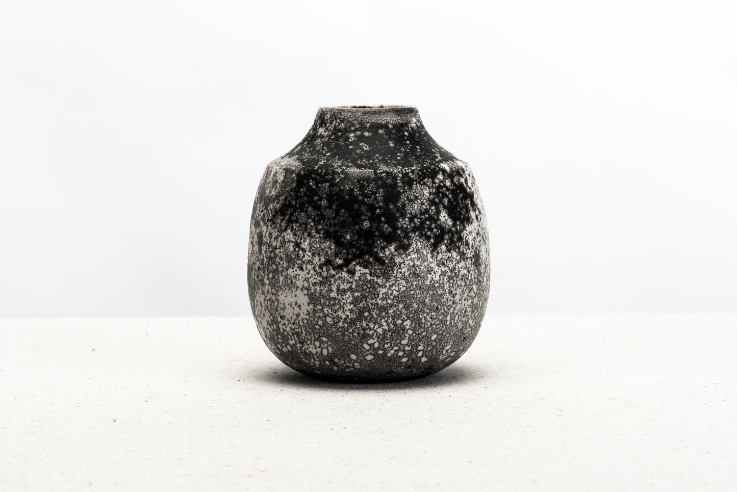 raku vase – buttercup